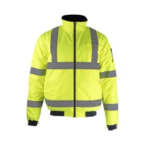 Chaqueta de trabajo LMA Laser 2200 alta visibilidad multibolsillos impermeable con mangas desmontables