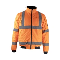 Chaqueta de trabajo LMA Tube 2298 alta visibilidad multibolsillos impermeable con mangas desmontables