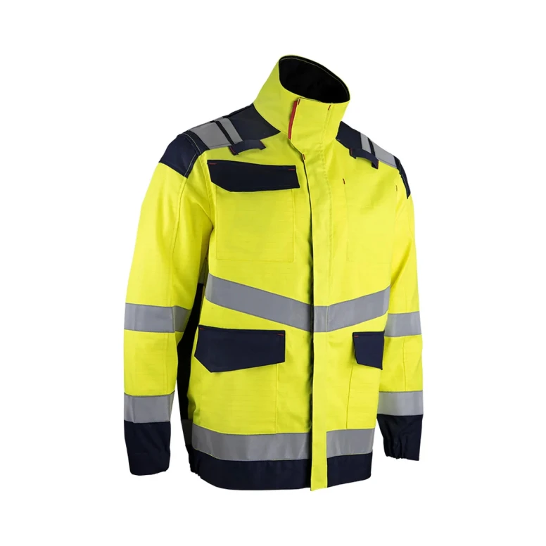 Chaqueta de trabajo LMA Krypton 2229 alta visibilidad multibolsillos multirriesgo sin metal