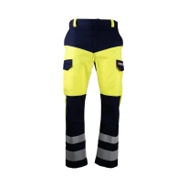 Pantalón de trabajo LMA Xenon 1712 alta visibilidad multibolsillos multirriesgo sin metal