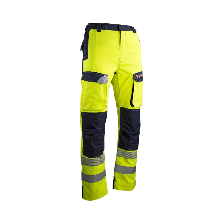 Pantalón de trabajo LMA Helium 1836 alta visibilidad multibolsillos multirriesgo sin metal