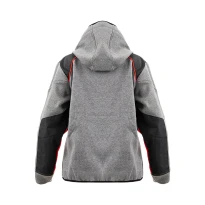 Sudadera de trabajo mujer LMA Scarlett 2284 con cremallera completa y capucha 2