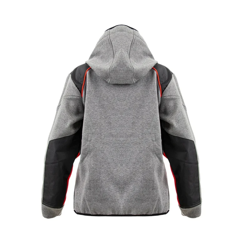 Sudadera de trabajo mujer LMA Scarlett 2284 con cremallera completa y capucha