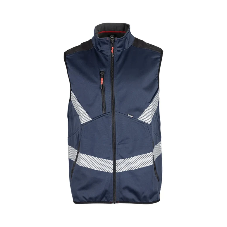 Chaleco de trabajo LMA Lighter 5105 alta visibilidad multibolsillos metalfree softshell impermeable
