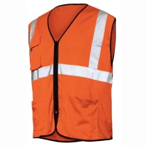 Chaleco de trabajo con cremallera Alta Visibilidad ISSA LINE - 01260