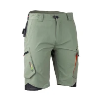 Bermuda de trabajo LMA Celsius 6163 Multibolsillos Stretch sin metal