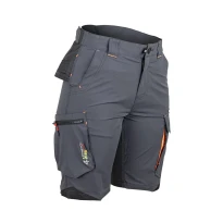 Bermuda de trabajo LMA Junon 6175 Multibolsillos Stretch sin metal mujer