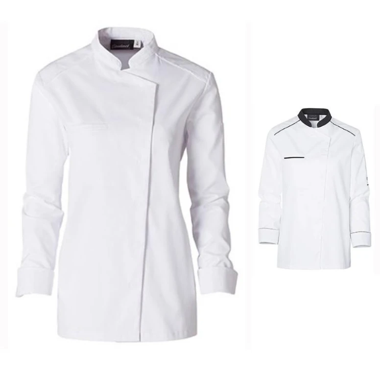 Chaqueta de cocina de manga larga mujer Molinel Neospirit 06073641001 Chef Cocina