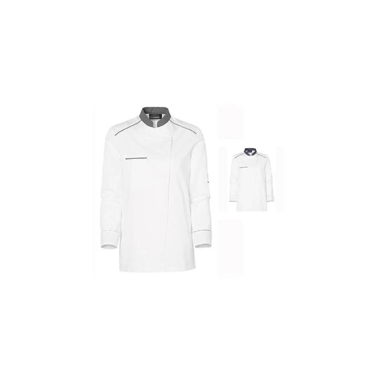 Chaqueta de cocina de manga larga mujer Molinel Neospirit 06073641026  Chef Cocina