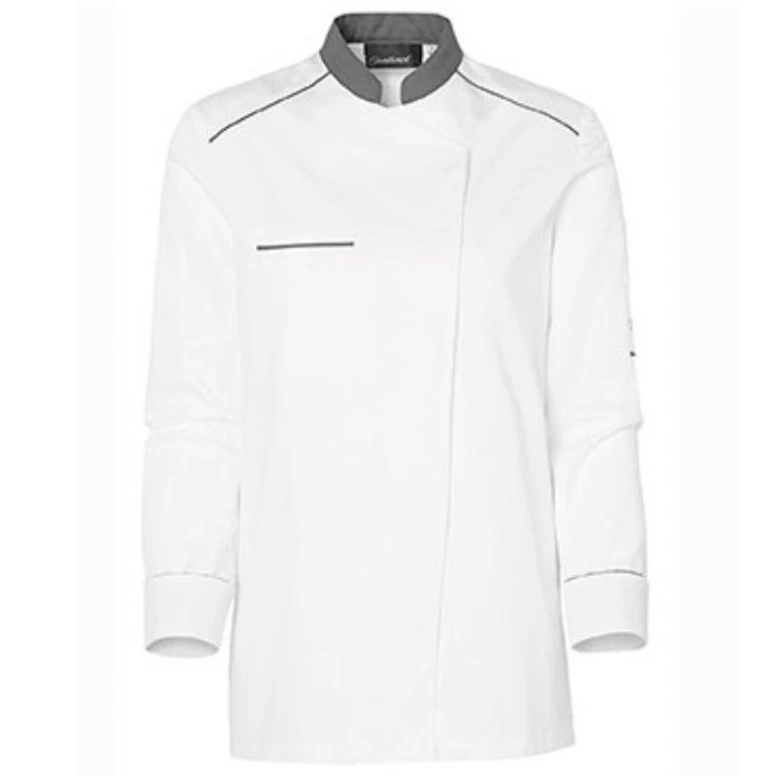 Chaqueta de cocina de manga larga mujer Molinel Neospirit 06073641026  Chef Cocina