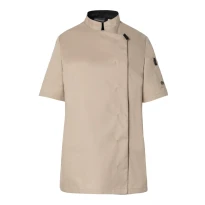Chaqueta de cocina mujer Molinel Shade 06673641080 Chef cocina manga corta