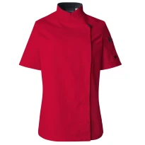 Chaqueta de cocina mujer Molinel Shade 06673641080 Chef cocina manga corta