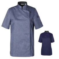 Chaqueta de cocina mujer Molinel Shade 06673641160 Chef cocina manga corta