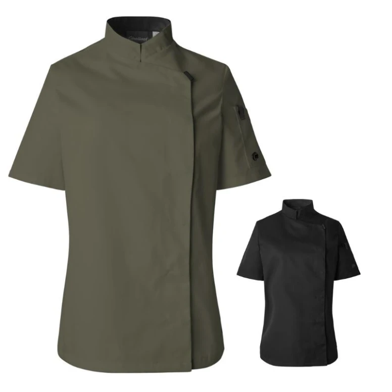 Chaqueta de cocina mujer Molinel Shade 06673641204 Chef cocina manga corta
