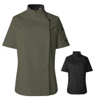Chaqueta de cocina mujer Molinel Shade 06673641204 Chef cocina manga corta