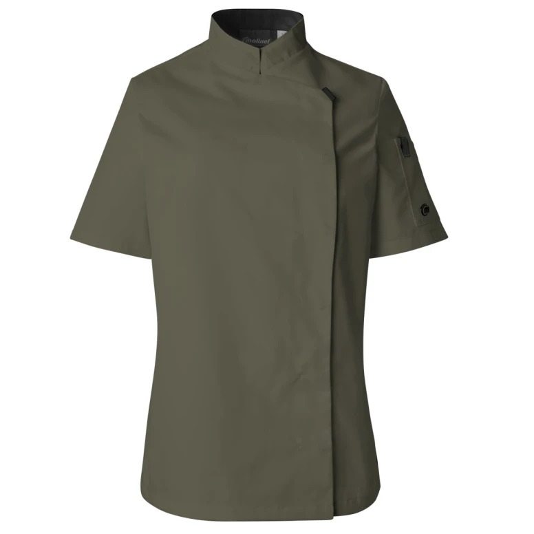 Chaqueta de cocina mujer Molinel Shade 06673641204 Chef cocina manga corta