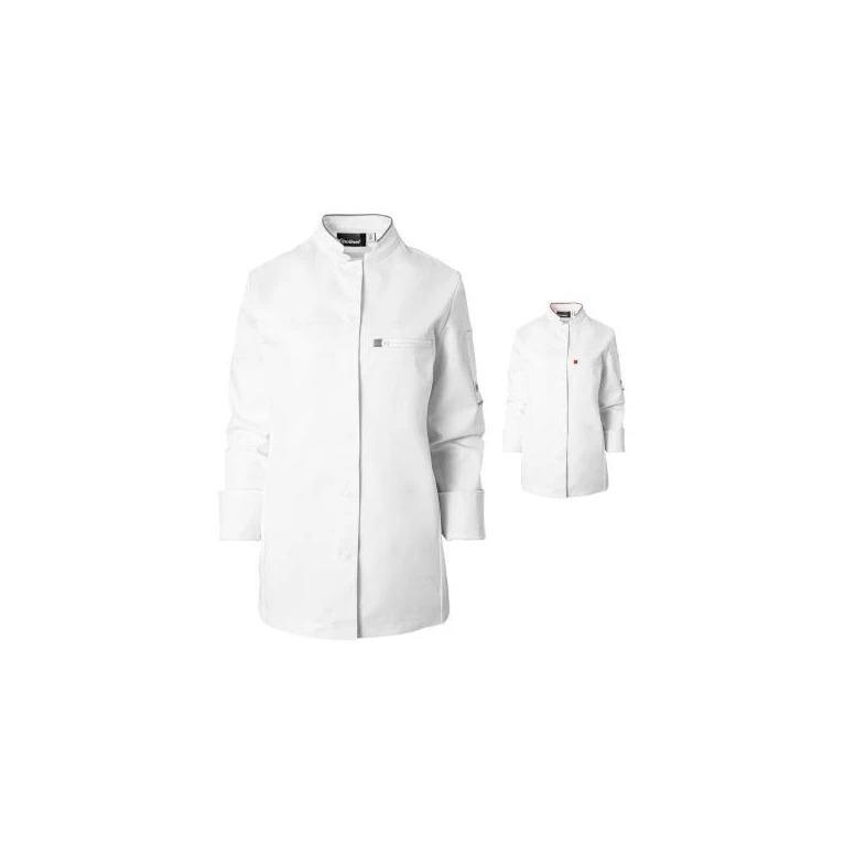 Chaqueta de cocina mujer Molinel Crush 08963793027 Chef manga larga stretch