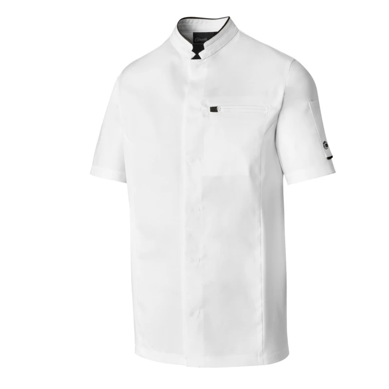 Chaqueta de cocina Molinel Crush 08973793077 Chef manga corta stretch