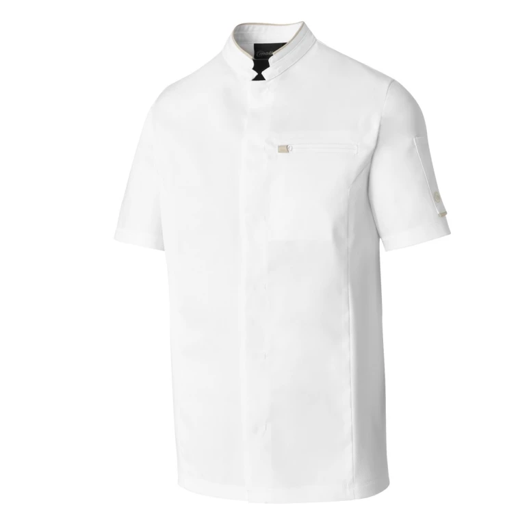 Chaqueta de cocina Molinel Crush 08973793077 Chef manga corta stretch