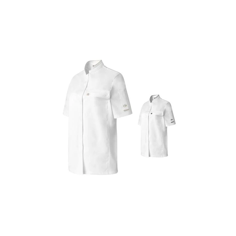Chaqueta de cocina mujer Molinel Crush 08983793077 Chef manga corta stretch