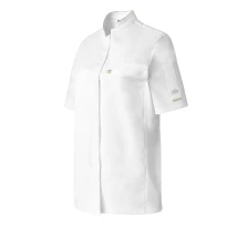 Chaqueta de cocina mujer Molinel Crush 08983793077 Chef manga corta stretch