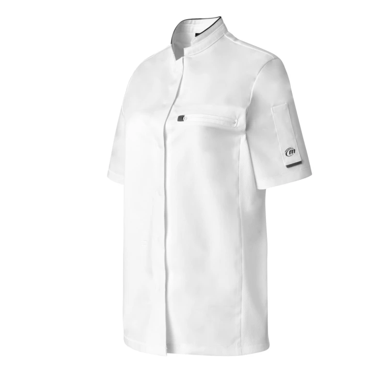 Chaqueta de cocina mujer Molinel Crush 08983793077 Chef manga corta stretch