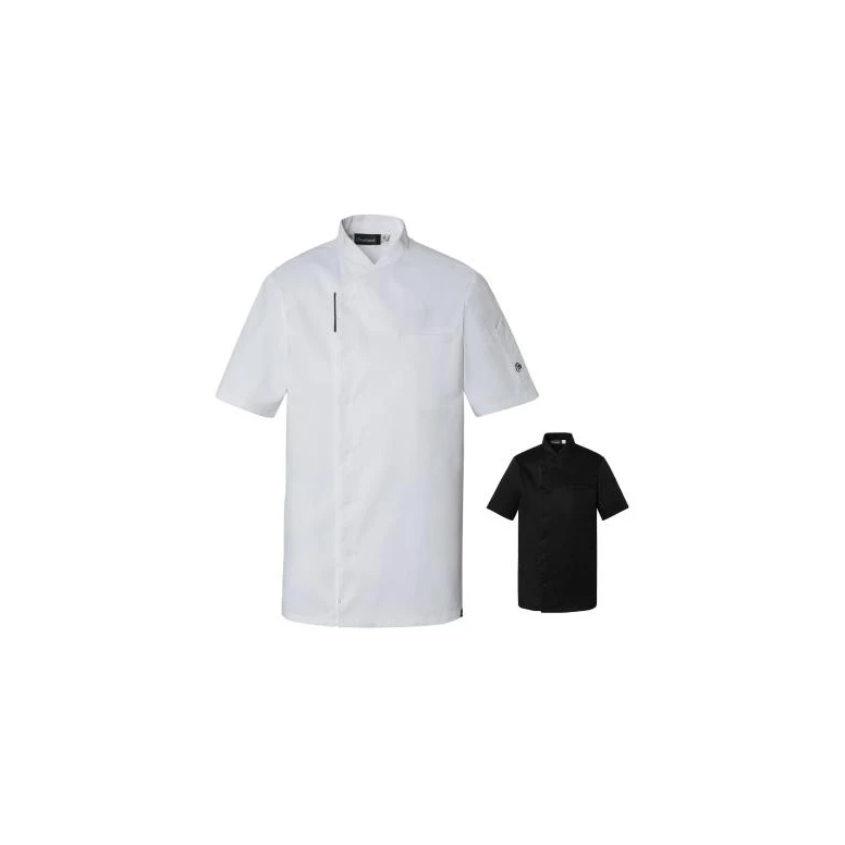 Chaqueta de cocina Molinel Reko 10703253001 Chef manga corta stretch