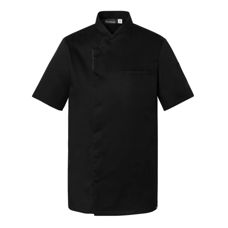 Chaqueta de cocina Molinel Reko 10703253001 Chef manga corta stretch
