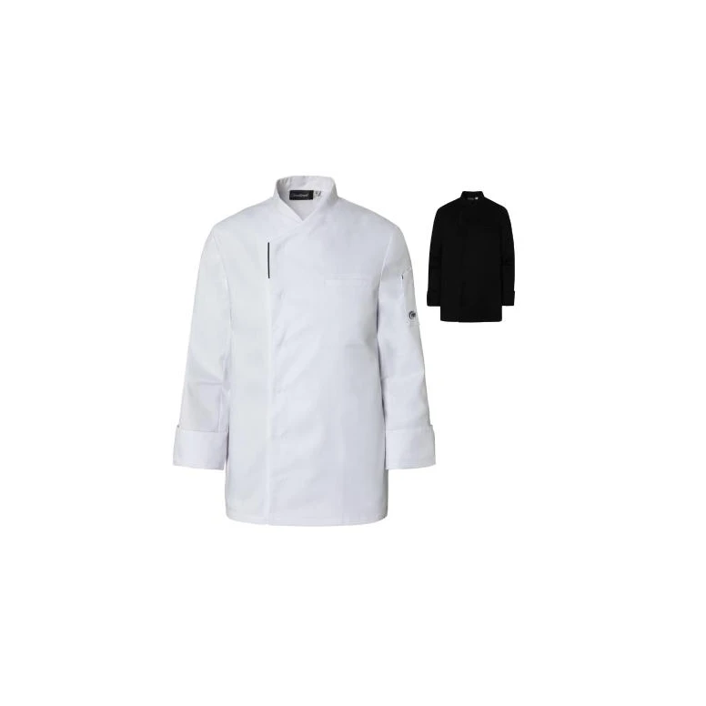 Chaqueta de cocina Molinel Reko 10713253001 Chef manga larga stretch