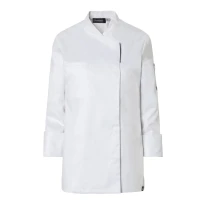 Chaqueta de cocina mujer Molinel Reko 10873253001 Chef manga larga stretch