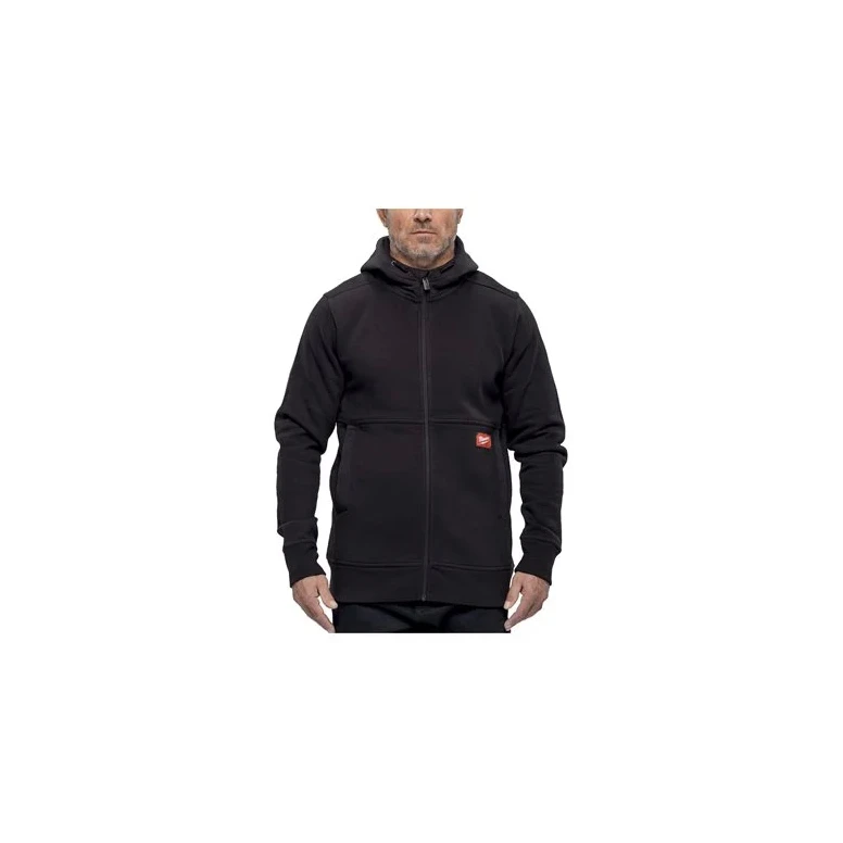 Sudadera de trabajo Milwaukee Gridiron 4932499387 con capucha y cremallera completa