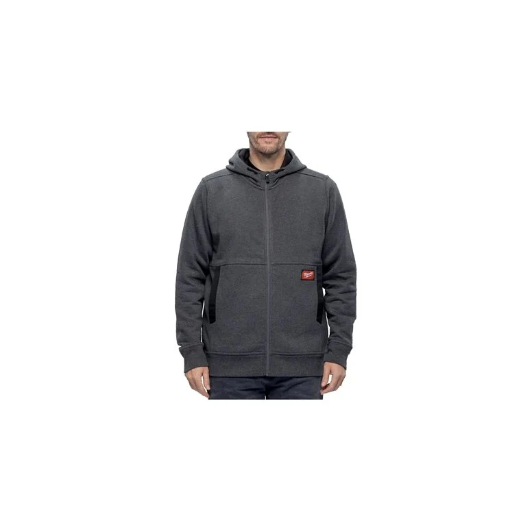Sudadera de trabajo Milwaukee Gridiron 4932499387 con capucha y cremallera completa