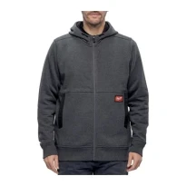 Sudadera de trabajo Milwaukee Gridiron 4932499387 con capucha y cremallera completa