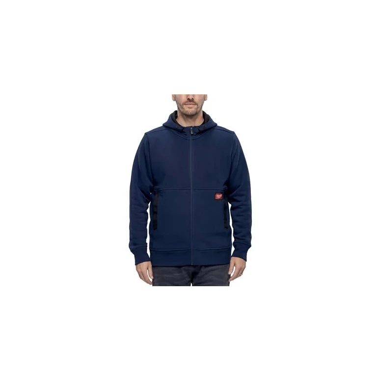 Sudadera de trabajo Milwaukee Gridiron 4932499387 con capucha y cremallera completa