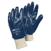 12 Pares - Guantes NBR de malla totalmente recubiertos con puño 07275