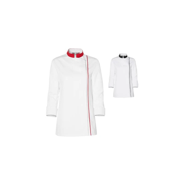 Chaqueta de cocina mujer Molinel Ajik 29913601116 chef cocina manga larga