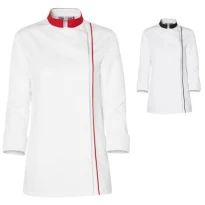 Chaqueta de cocina mujer Molinel Ajik 29913601116 chef cocina manga larga