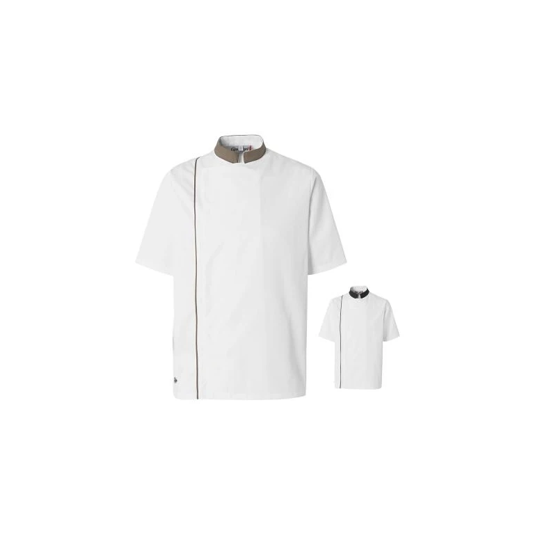 Chaqueta de cocina Molinel Ajik 29953601247 chef cocina manga corta