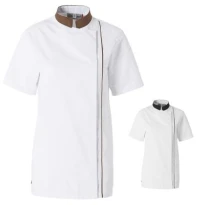 Chaqueta de cocina mujer Molinel Ajik 29963601247 chef cocina manga corta