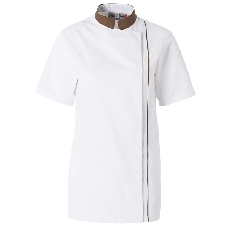 Chaqueta de cocina mujer Molinel Ajik 29963601247 chef cocina manga corta