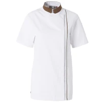 Chaqueta de cocina mujer Molinel Ajik 29963601247 chef cocina manga corta