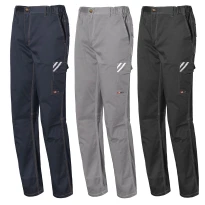 Pantalones de trabajo Start ISSA LINE Stretch 8036B Elásticos Multibolsillos