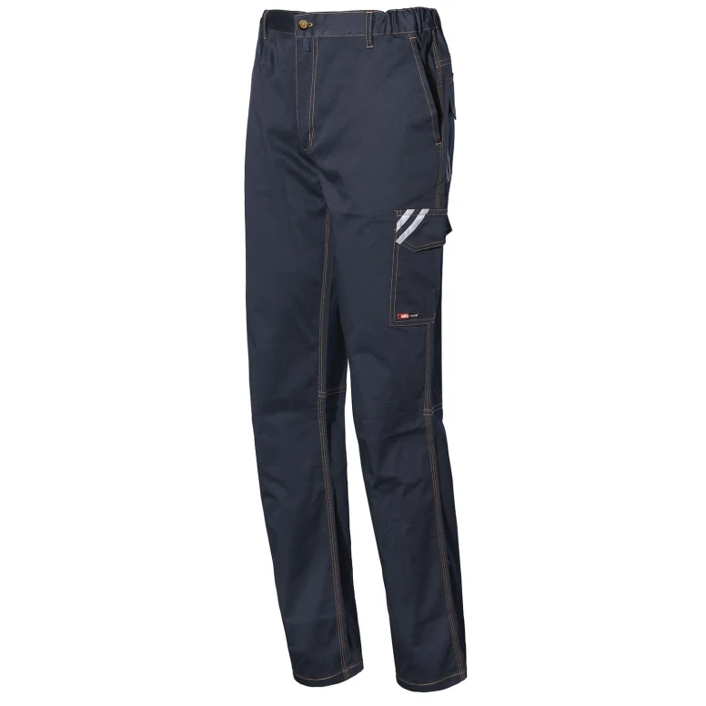Pantalones de trabajo Start ISSA LINE Stretch 8036B Elásticos Multibolsillos