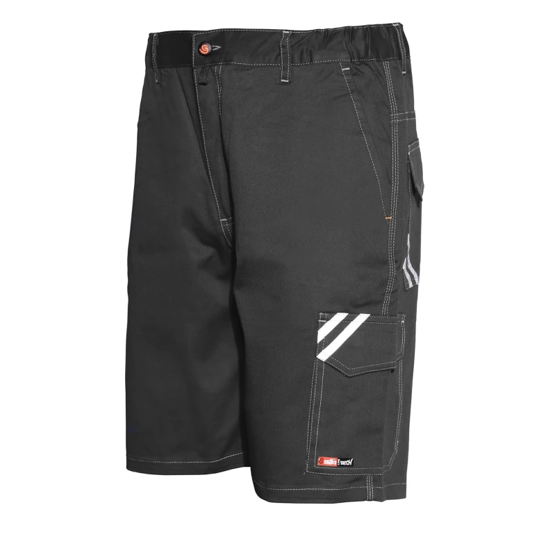 Bermudas de trabajo Start ISSA LINE Stretch 8041B Elásticos multibolsillos de verano