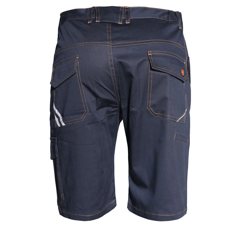 Bermudas de trabajo Start ISSA LINE Stretch 8041B Elásticos multibolsillos de verano