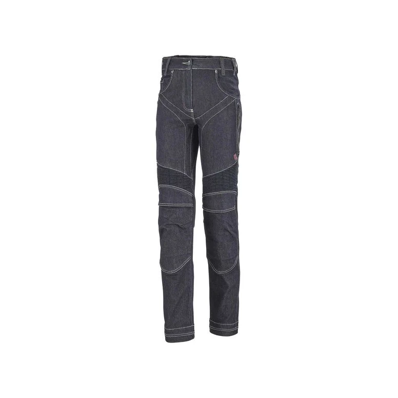 Pantalón de trabajo Lafont Wing 1FASTF jeans stretch multibolsillos mujer