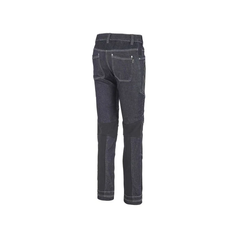 Pantalón de trabajo Lafont Wing 1FASTF jeans stretch multibolsillos mujer