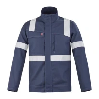 Chaqueta de trabajo Lafont Jaspe Reflect 3MIMUPBR alta visibilidad multibolsillos