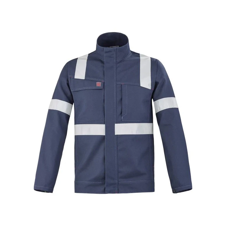 Chaqueta de trabajo Lafont Jaspe Reflect 3MIMUPBR alta visibilidad multibolsillos
