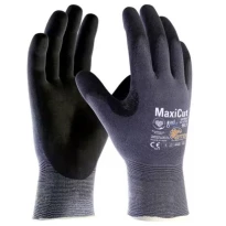 12 pares de guantes de trabajo ATG MaxiCut Ultra 52-3745 recubiertos de nitrilo compatibles con pantalla táctil